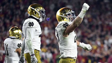 notre dame vs usc score